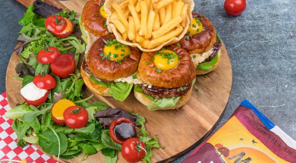 Burger à cheval 